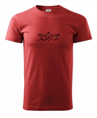 Papierová loďka na vode