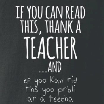 if you can read this - teacher
