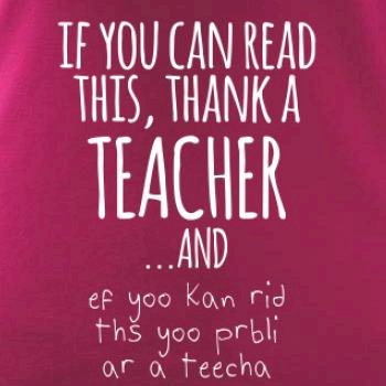 if you can read this - teacher