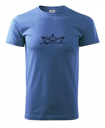 Papierová loďka na vode