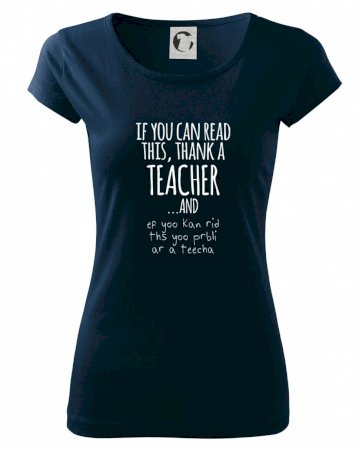 if you can read this - teacher