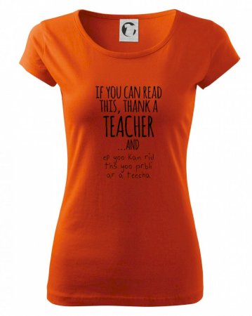 if you can read this - teacher