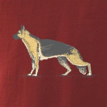 Vintage German shepherd