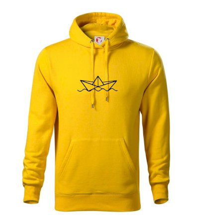 Papierová loďka na vode