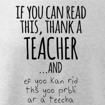 if you can read this - teacher