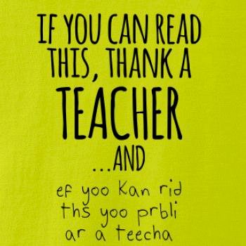 if you can read this - teacher