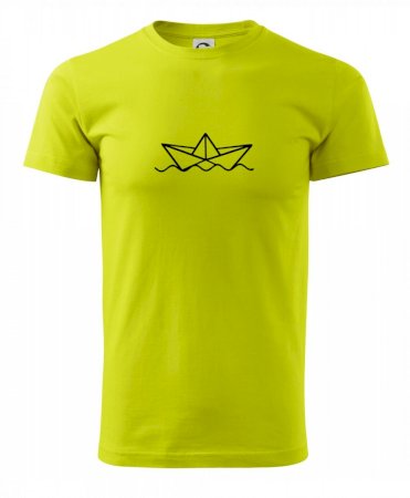 Papierová loďka na vode