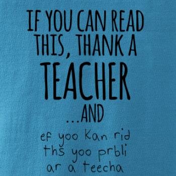 if you can read this - teacher