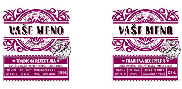 Hrnček - Vaše meno - fialový