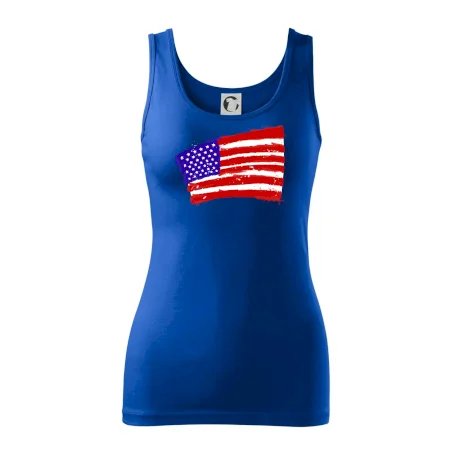 Americká vlajka ohnutá