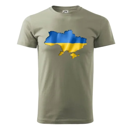 Ukrajina vlajka mapa