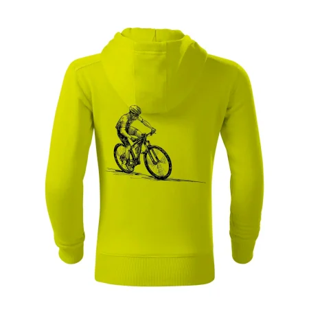 MTB kreslený cyklista