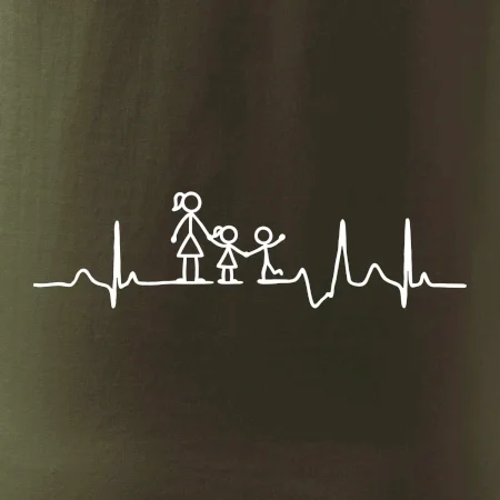 Ekg mamička a dievča + chlapec