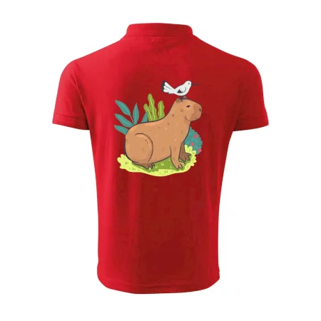 Kapybara a vtáčik