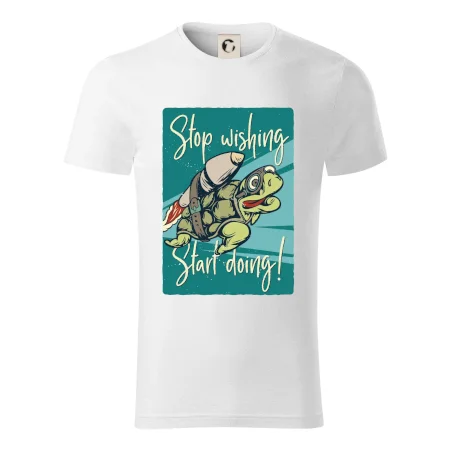Stop wishing start doing korytnačka