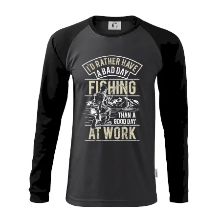 Fishing at work