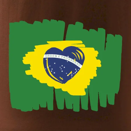 Brazília vlajka srdca