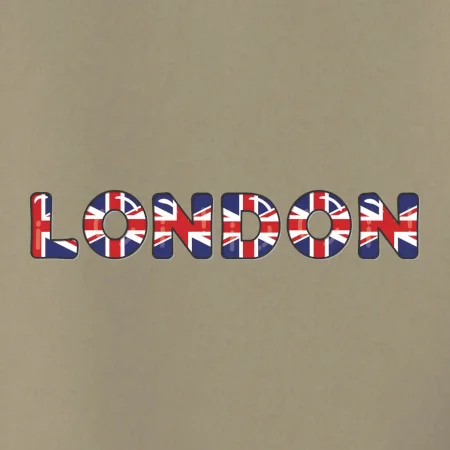 Nápis London vlajka