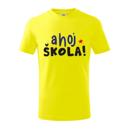 Ahoj škola farebné