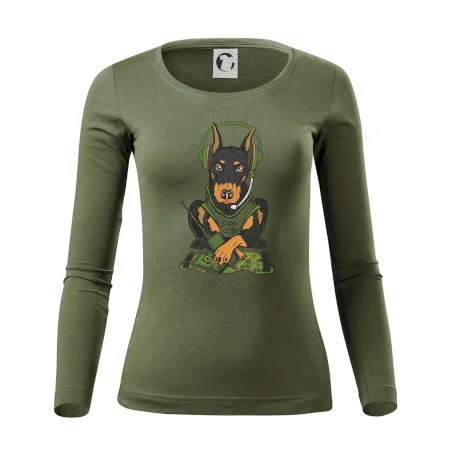 Bojový doberman (Pecka design)