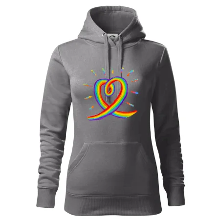 Srdce pride dúha kreslená