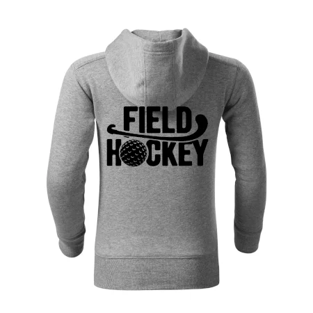 Field hockey loptička a nápis
