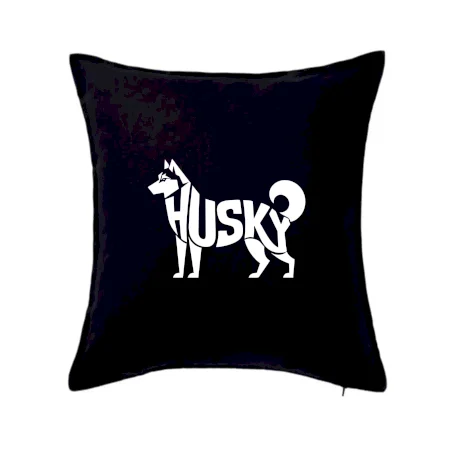 Husky nápis v tele