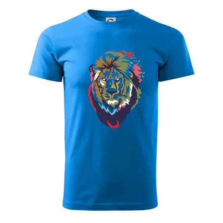 Hlava leva kreslená jednoduchá