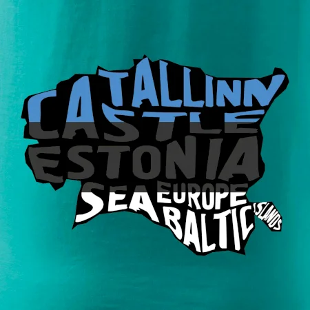 Mapy - názvy miest - Estónsko