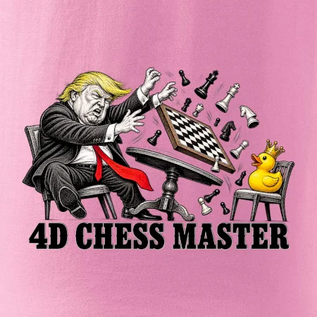 Donald Trump prohrává šachy s kachnou