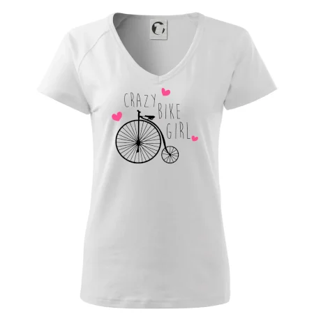 Crazy bike girl