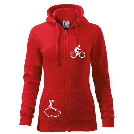 Mapa ČR + kolo na prsu