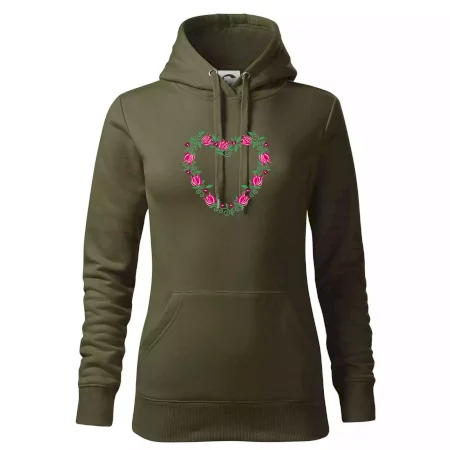 Červené tulipánové srdiečko (Pecka design)