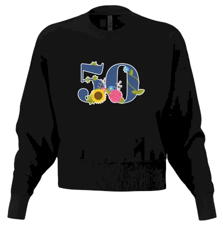 Kvetinové číslo kreslené - 50