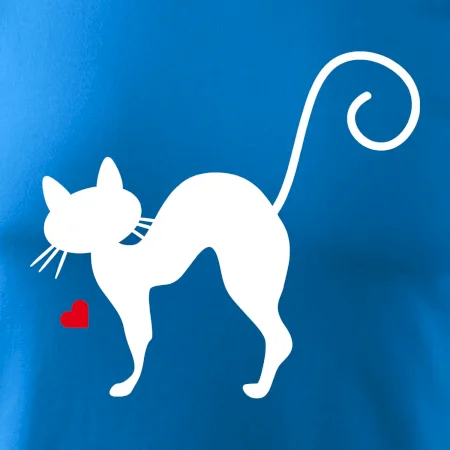 Zamilovaná mačka prehnutá