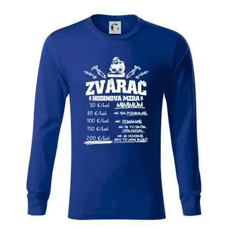 Hodinová mzda zvárač