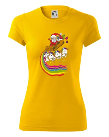 Santa a jednorožce (Pecka design)