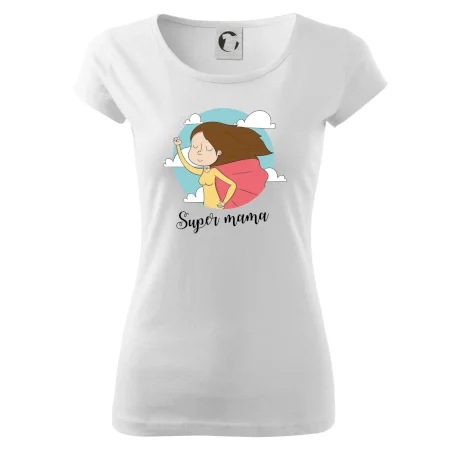 Kreslený obrázok Super mama