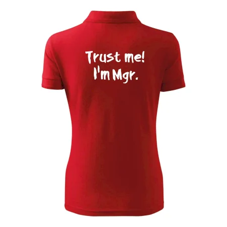Trust me I´m  Mgr. / Ver mi som Magister.