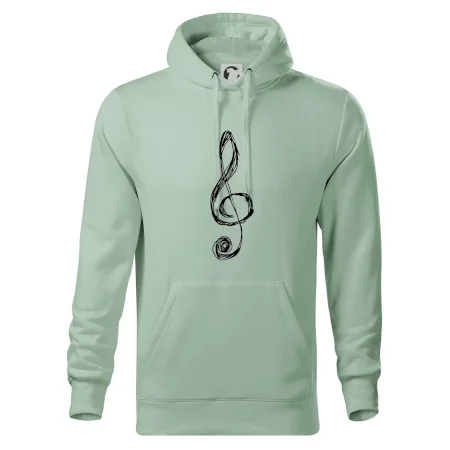 Husľový kľúč kreslený