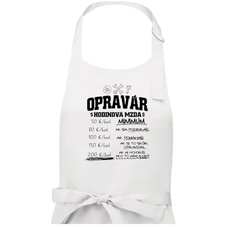 Hodinová mzda - opravár
