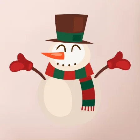 Vianočný snehuliak