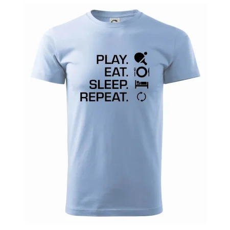 Stolný tenis - eat sleep