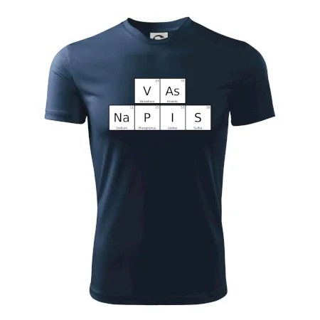 Vlastný nápis - periodická tabuľka