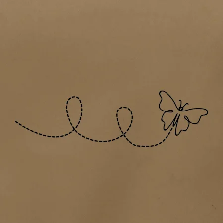 Dráha letu motýľa - slučka