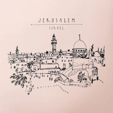Kreslený Jeruzalem