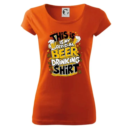 This Is My Official Drinking Shirt - chmel