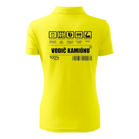 Čiarový kód - Vodič kamiónu