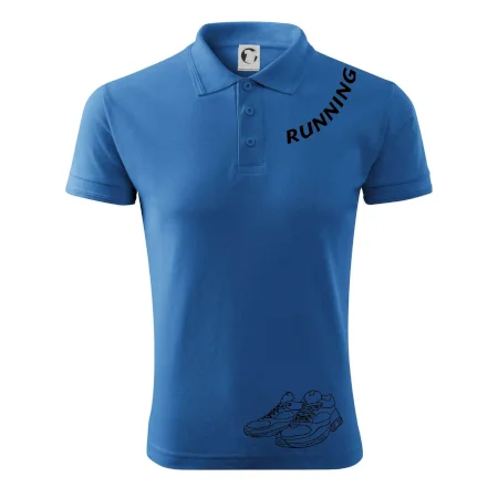 Running nápis šikmo