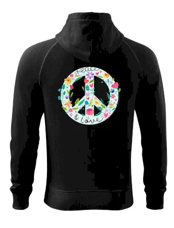 Peace and love symbol